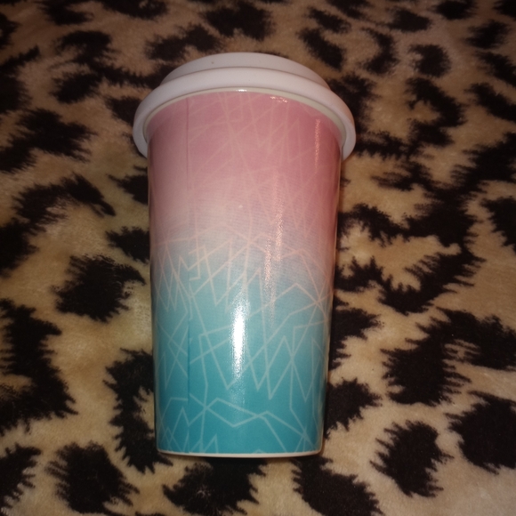 Ceramic Pink & Blue Ombre Mom Fuel Coffee Cup - Picture 5 of 6
